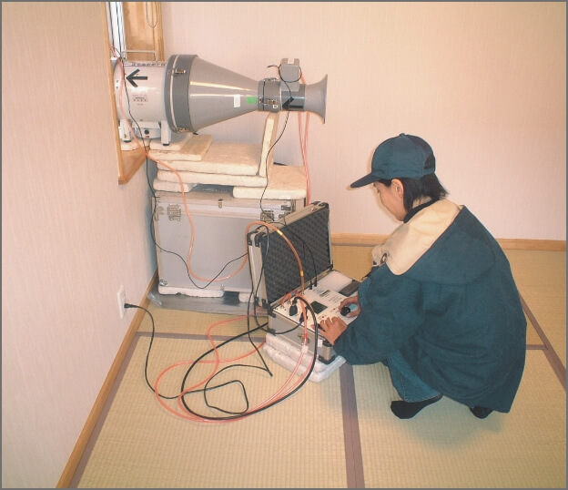 気密測定・換気風量測定