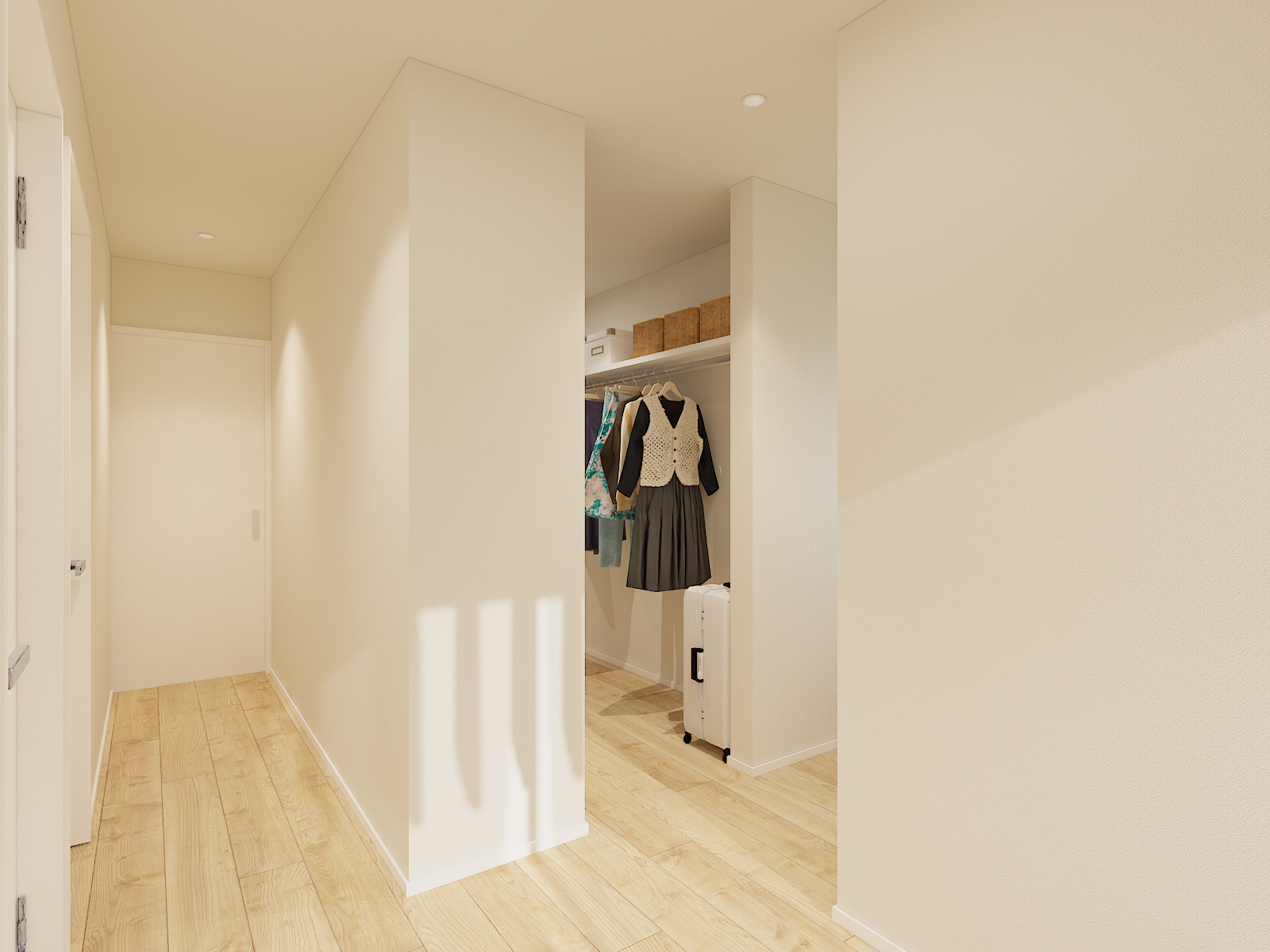 【Point３】 家事も身支度もスムーズになる動線設計