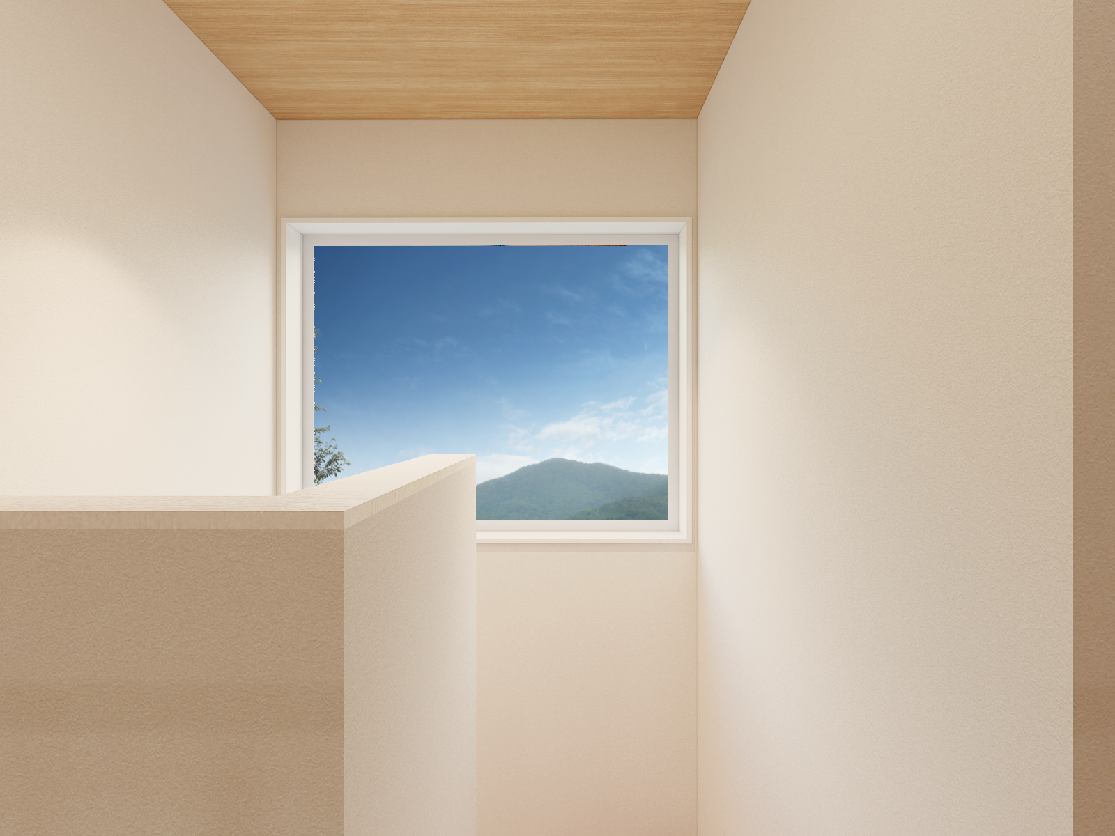 【Point１】 浅間山を切り取る、  ピクチャーウィンドウ