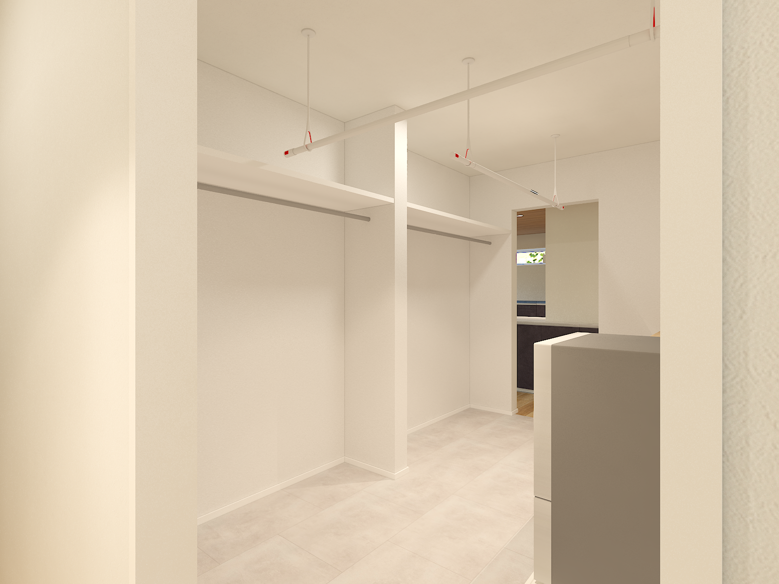 【Point２】洗濯も片付けも、家の真ん中でスマートに完結