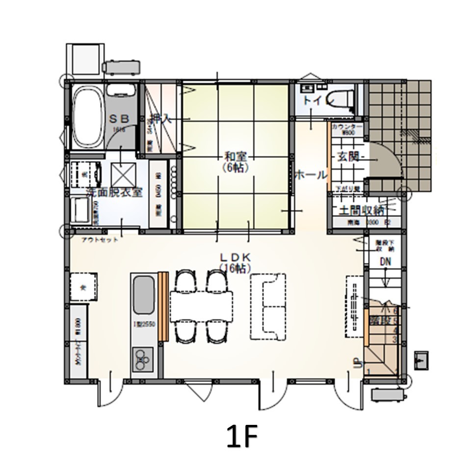 1F