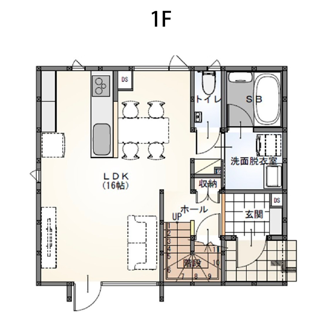 1F