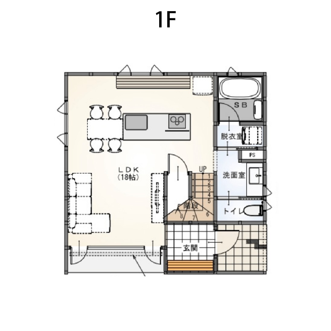 1F