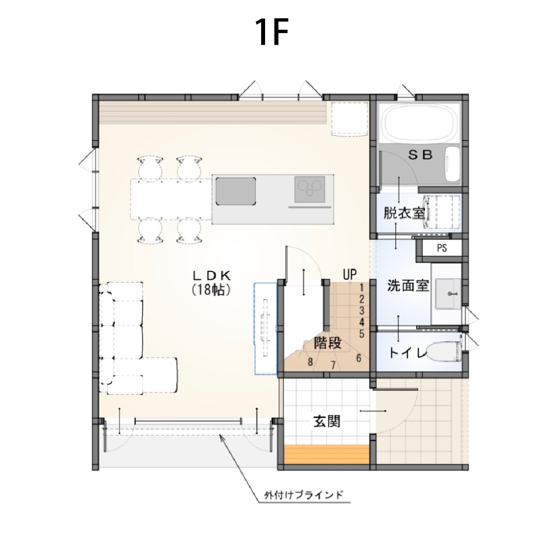 1F