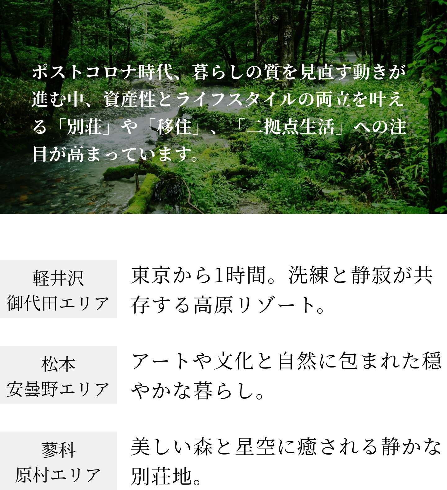 別荘・移住・二拠点生活に特化したプライベート相談会開催中