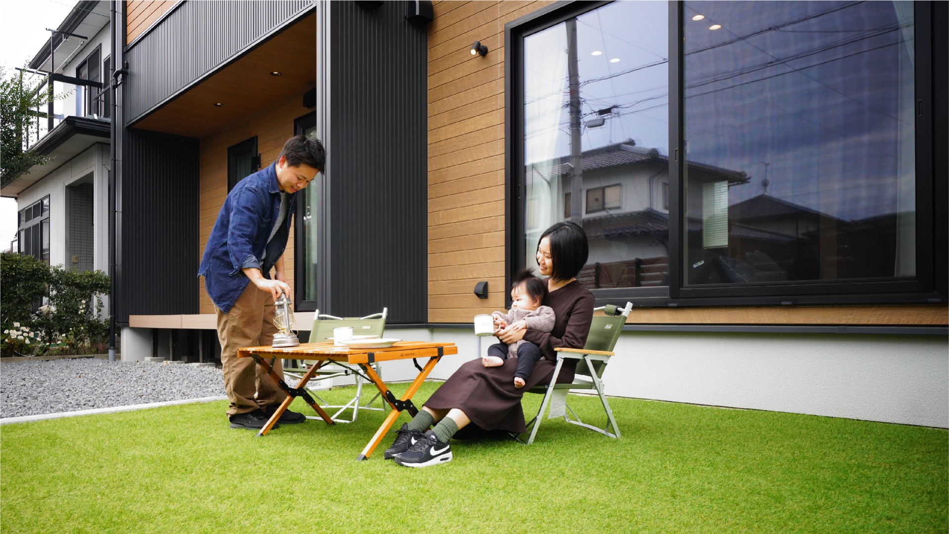 子どもが大きくなったらBBQをしたいと、ギアを集めることも楽しみのひとつに。